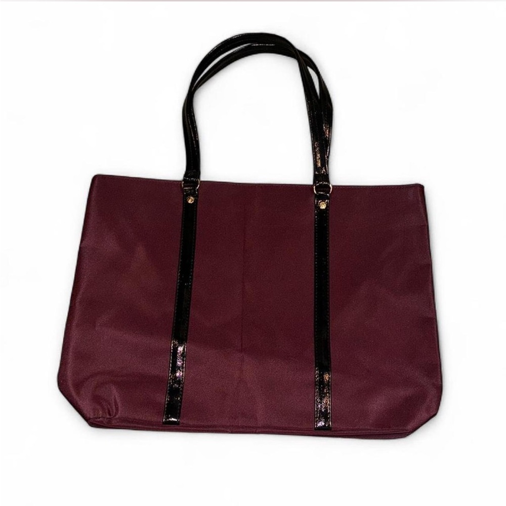 Elegant Burgundy Lancôme Tote Bag